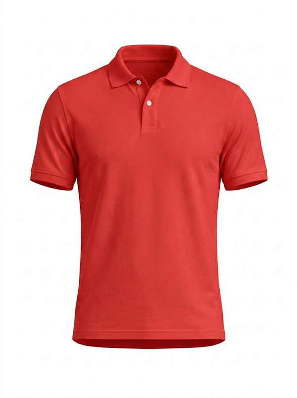 Polo Manga Corta Rojo