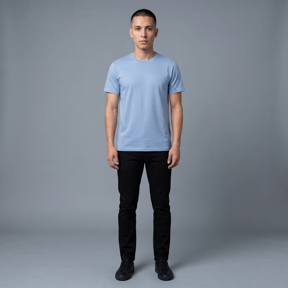 Camiseta Tela Fría Azul Cielo
