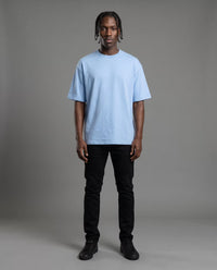 Camiseta Oversize Azul Claro