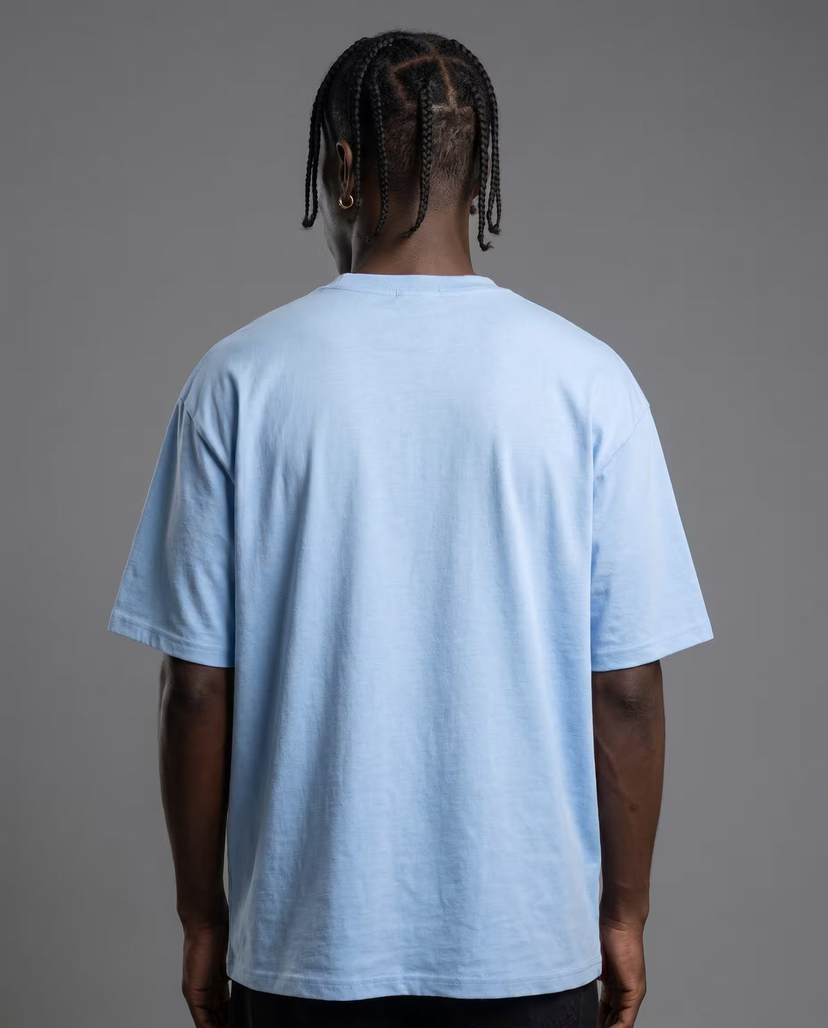 Camiseta Oversize Azul Claro