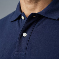 Polo Manga Corta Azul Marino