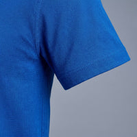 Polo Manga Corta Azul Rey