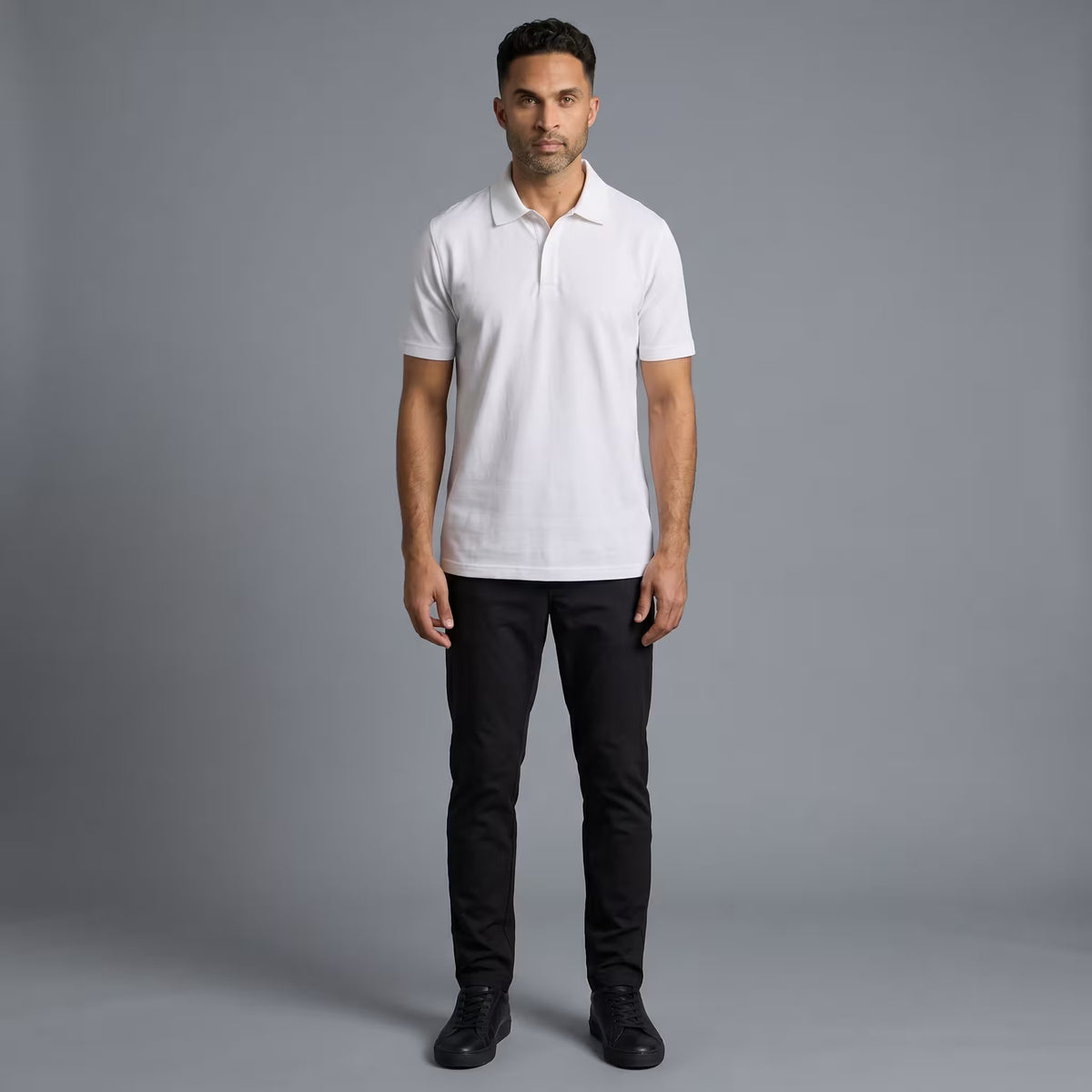 Polo Manga Corta Blanco