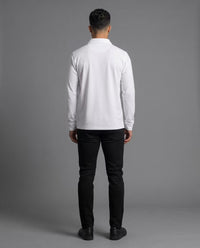 Polo Manga Larga Blanco