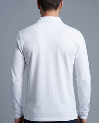 Polo Manga Larga Blanco