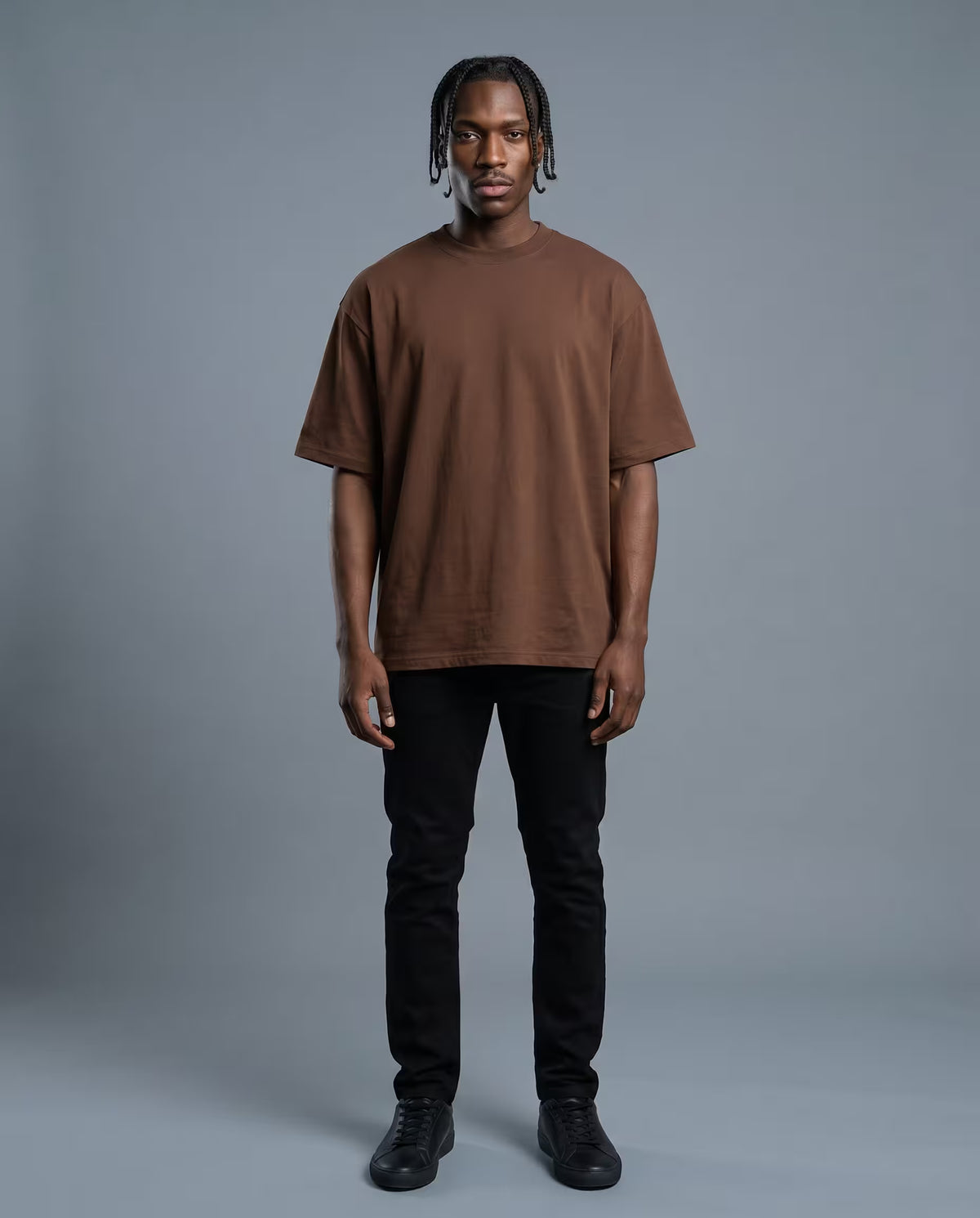 Camiseta Oversize Café