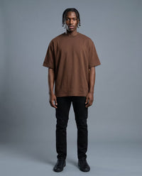 Camiseta Oversize Café