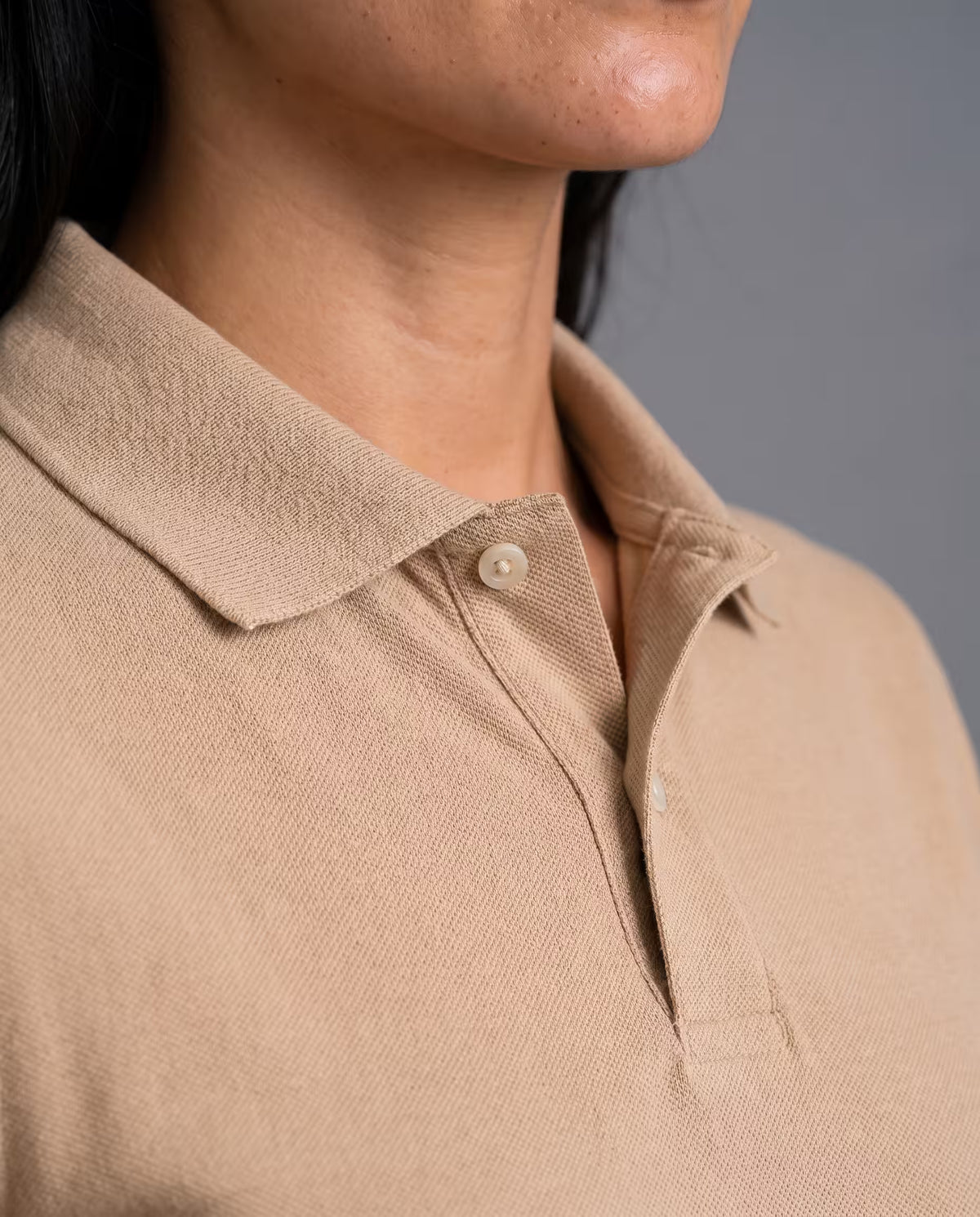 Polo Dama Camel