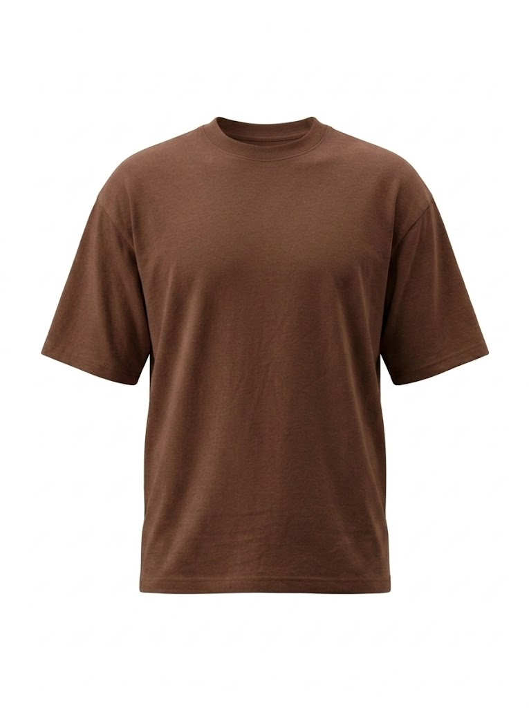 Camiseta Oversize Café