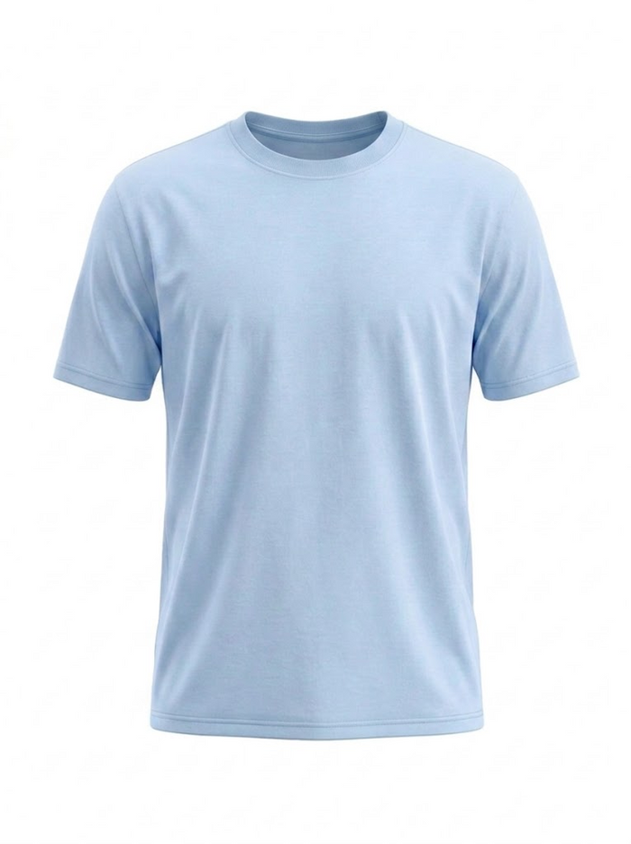 Camiseta Oversize Mujer Celeste
