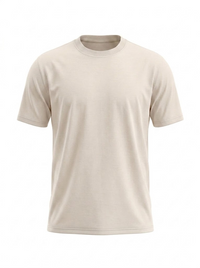 Camiseta Oversize Mujer Marfil