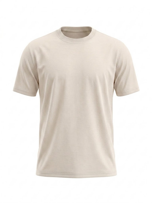 Camiseta Oversize Mujer Marfil
