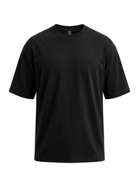 Camiseta Oversize Mujer Negro