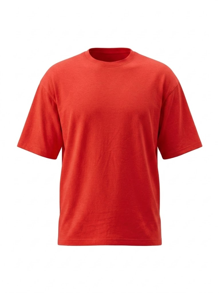 Camiseta Oversize Rojo