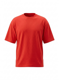 Camiseta Oversize Rojo
