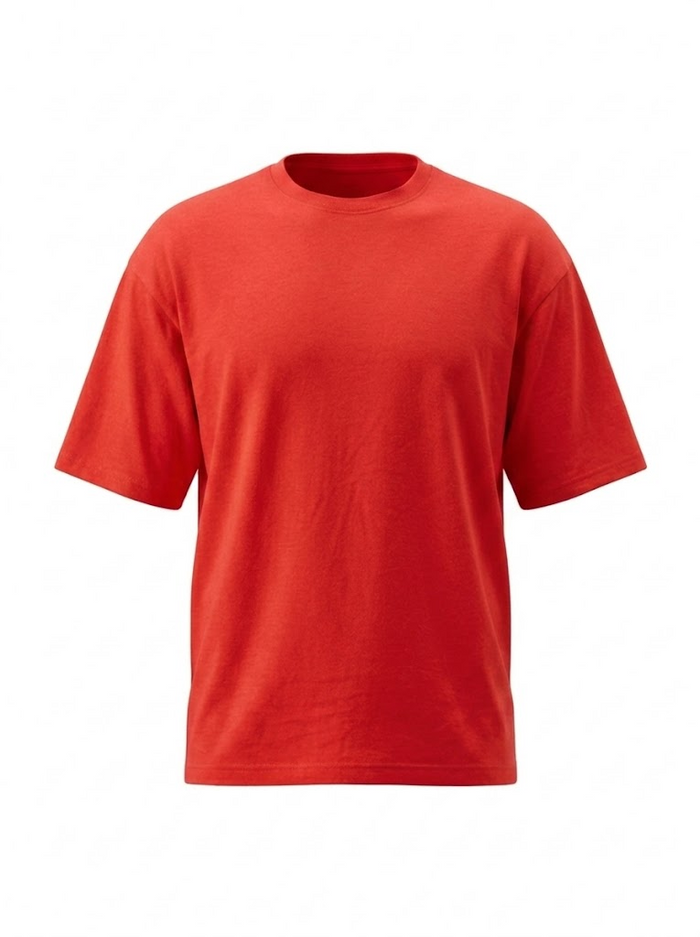 Camiseta Oversize Rojo