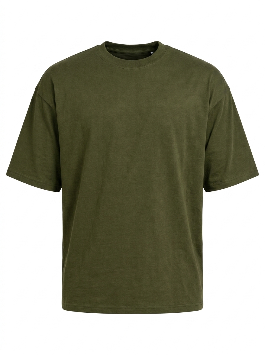 Camiseta Oversize Verde Militar