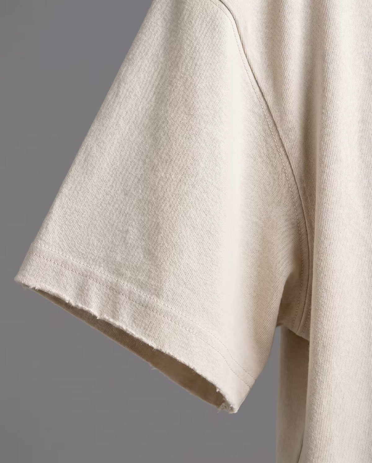 Camiseta Oversize Mujer Marfil