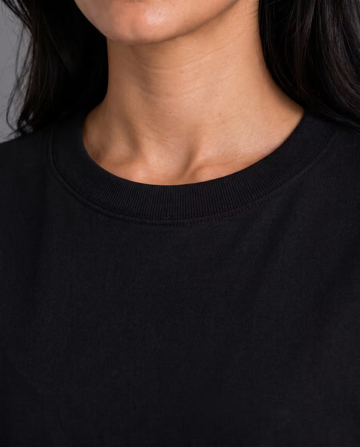 Camiseta Oversize Mujer Negro