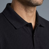 Polo Manga Corta Negro