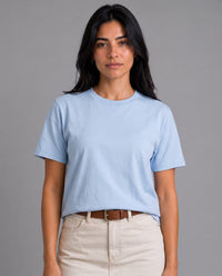 Camiseta Oversize Mujer Celeste