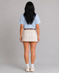 Camiseta Oversize Mujer Celeste