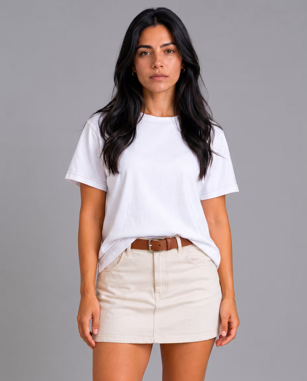 Camiseta Oversize Mujer Blanco