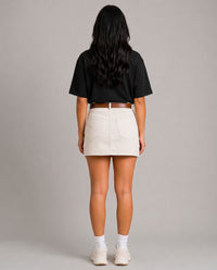 Camiseta Oversize Mujer Negro