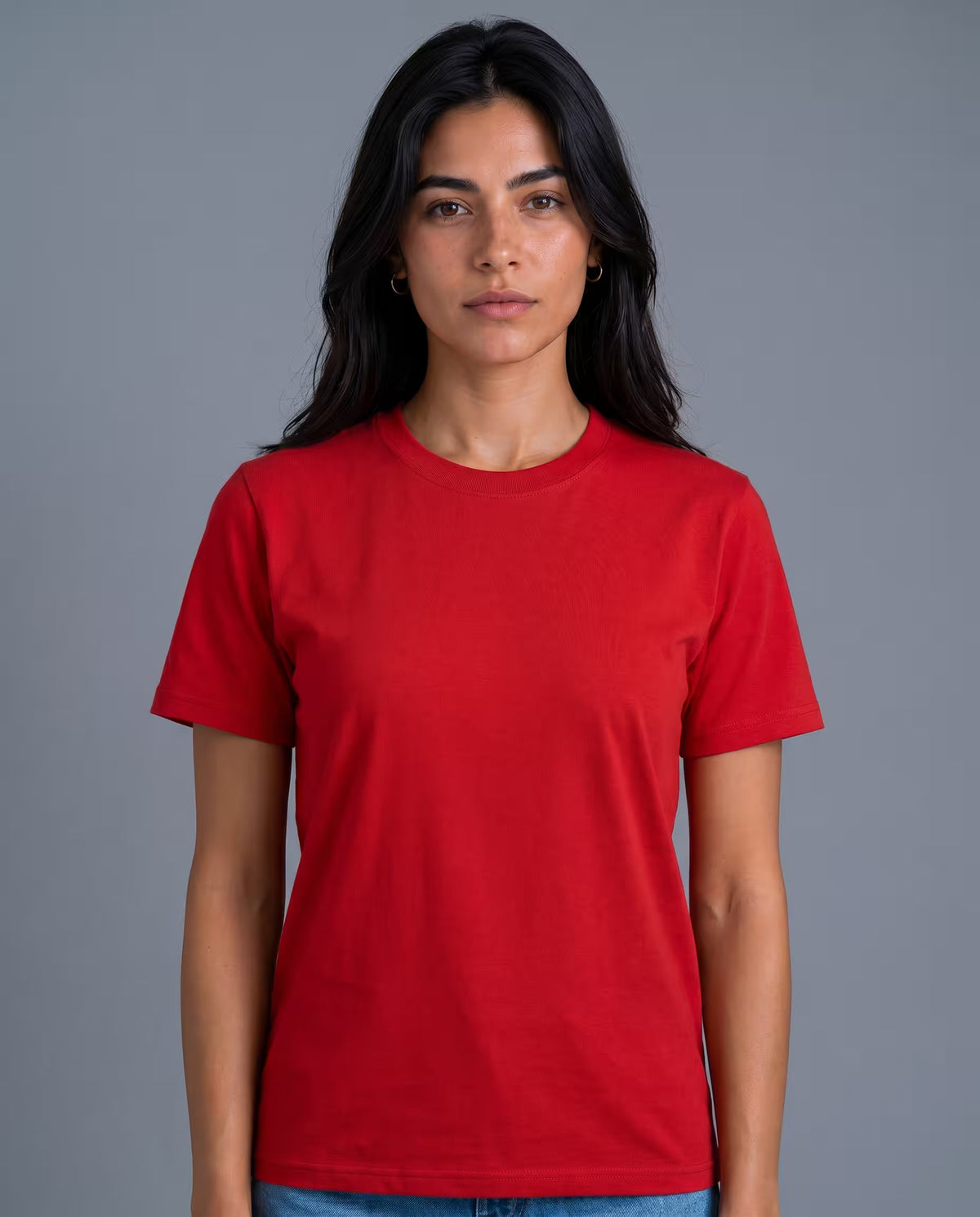 Camiseta Oversize Mujer Rojo