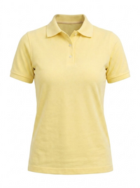 Polo Dama Amarillo Pastel