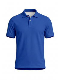 Polo Manga Corta Azul Rey