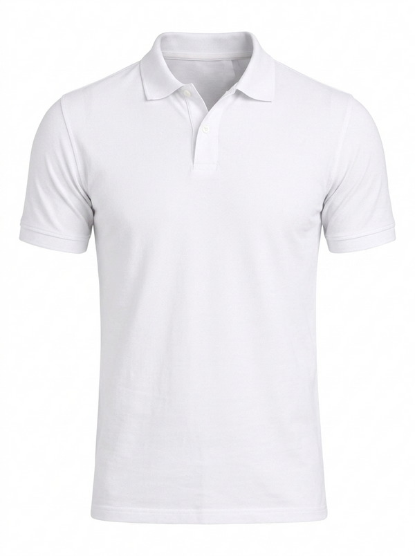 Polo Manga Corta Blanco