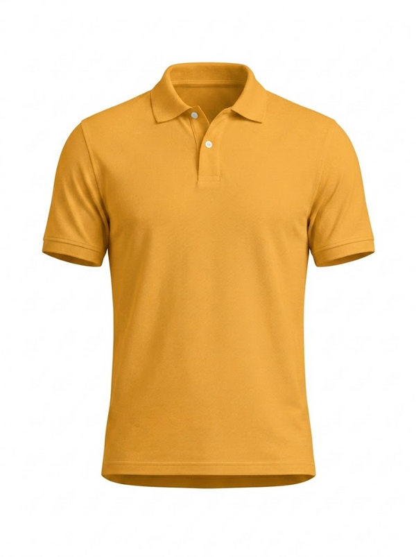 Polo Manga Corta Naranja