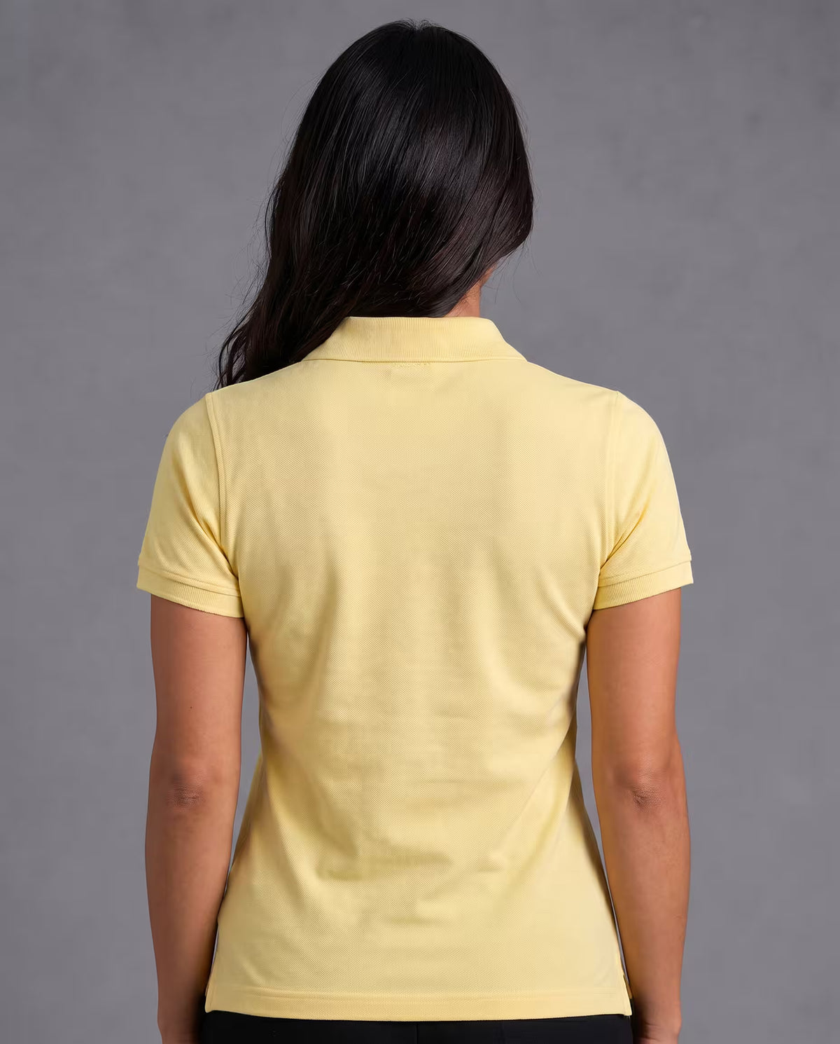 Polo Dama Amarillo Pastel