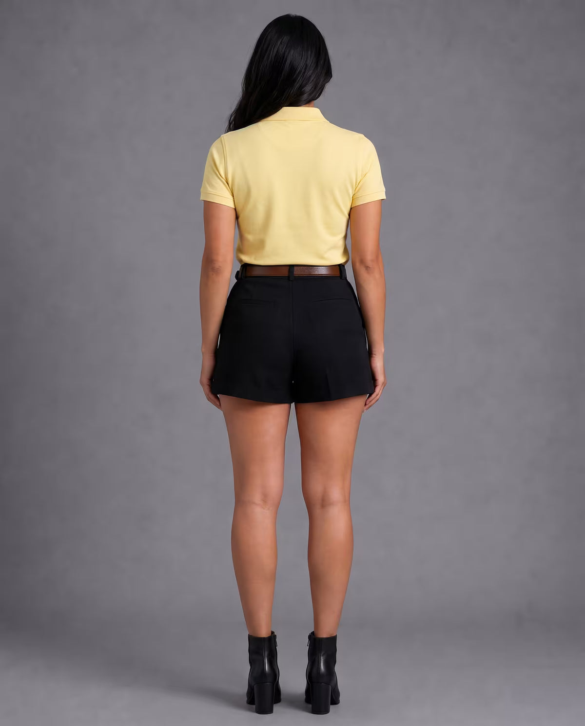 Polo Dama Amarillo Pastel