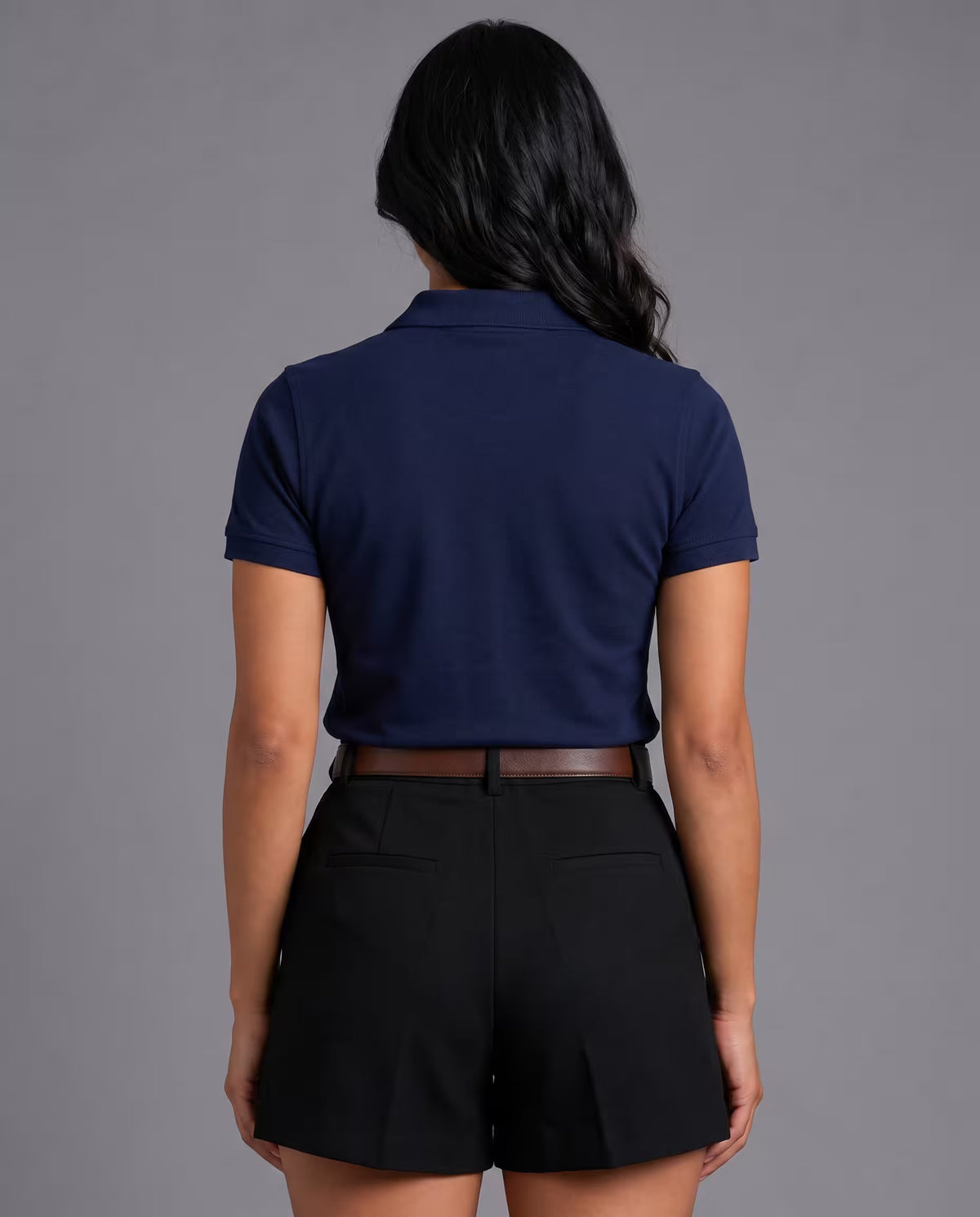 Polo Dama Azul Turquí