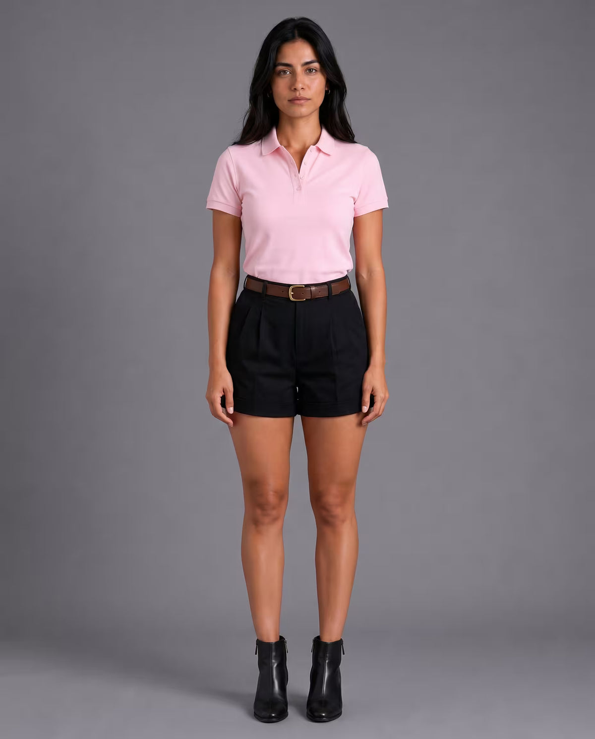 Polo Dama Rosa Pastel