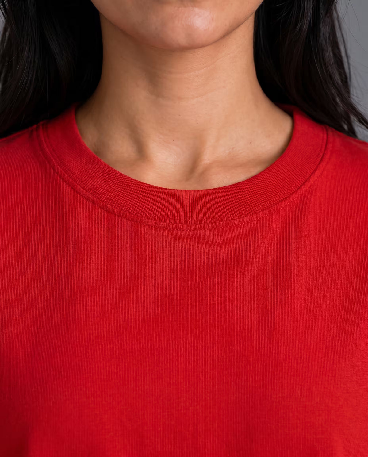 Camiseta Oversize Mujer Rojo