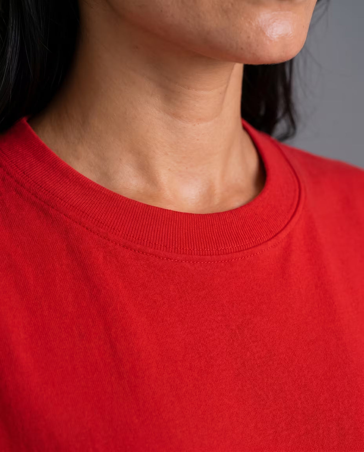 Camiseta Oversize Mujer Rojo