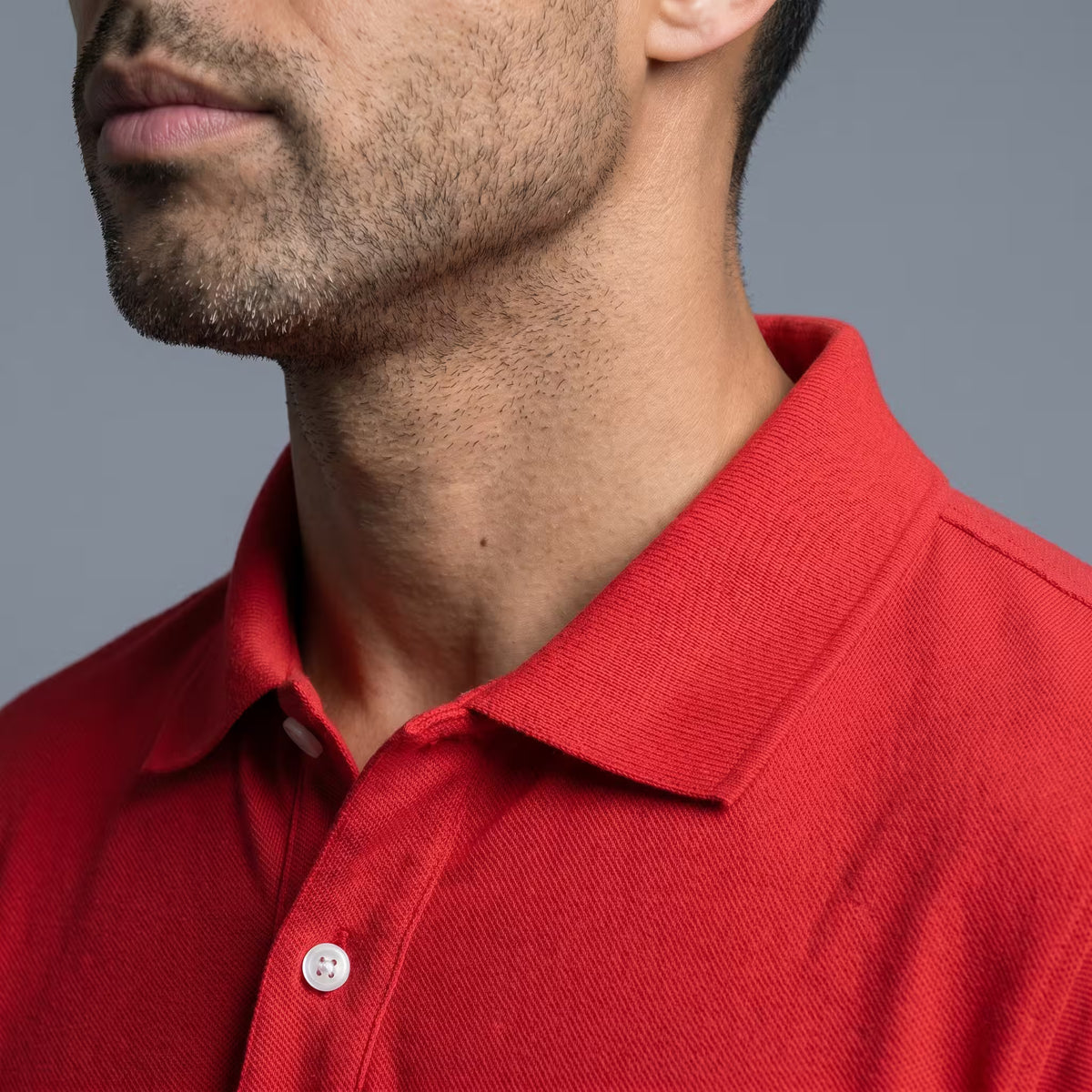 Polo Manga Corta Rojo