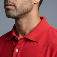 Polo Manga Corta Rojo