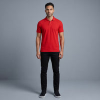 Polo Manga Corta Rojo