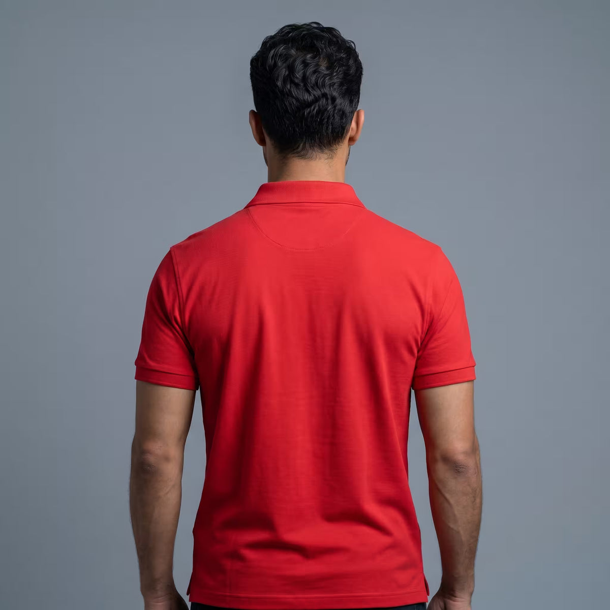 Polo Manga Corta Rojo