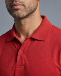 Polo Manga Larga Rojo