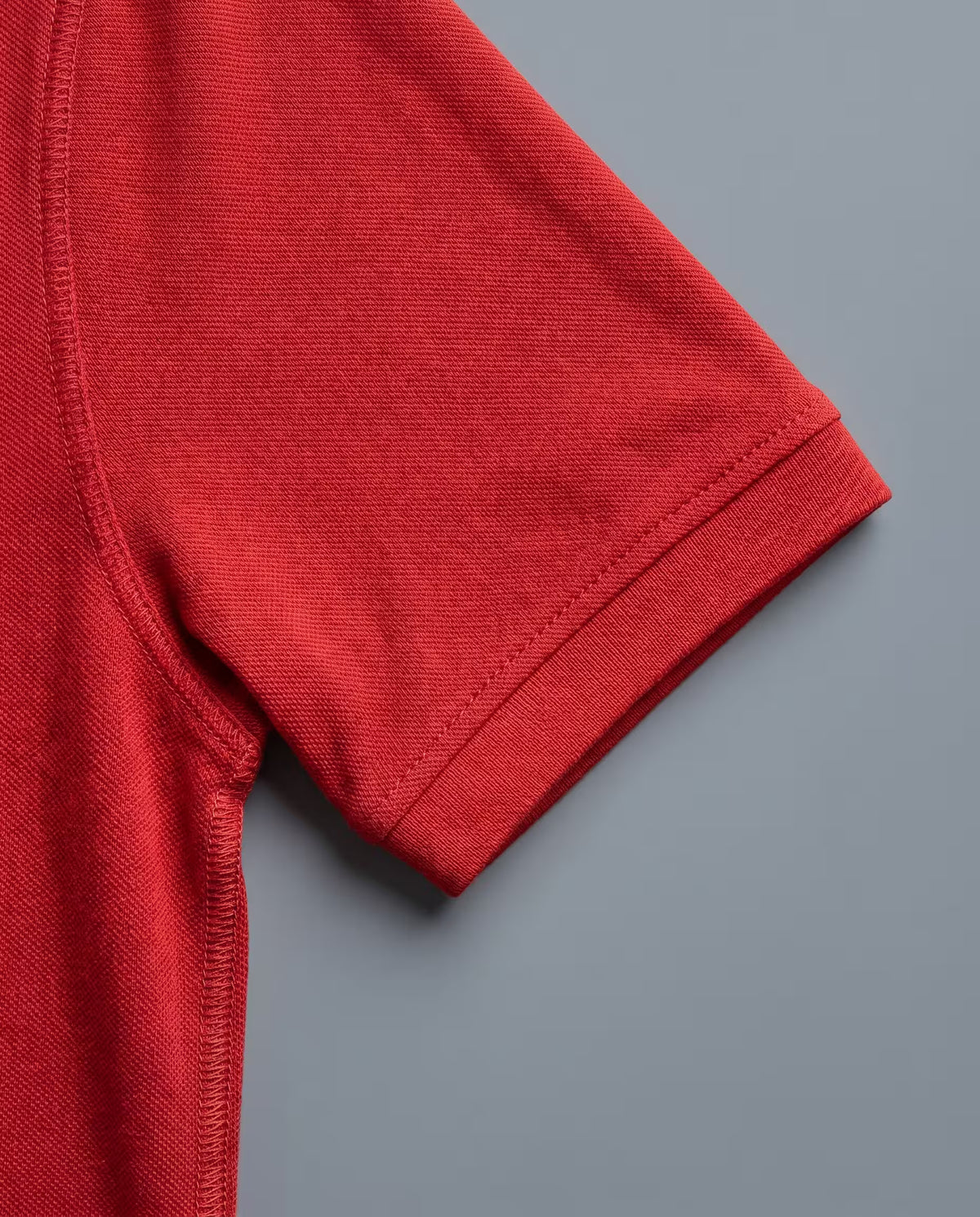 Polo Manga Larga Rojo