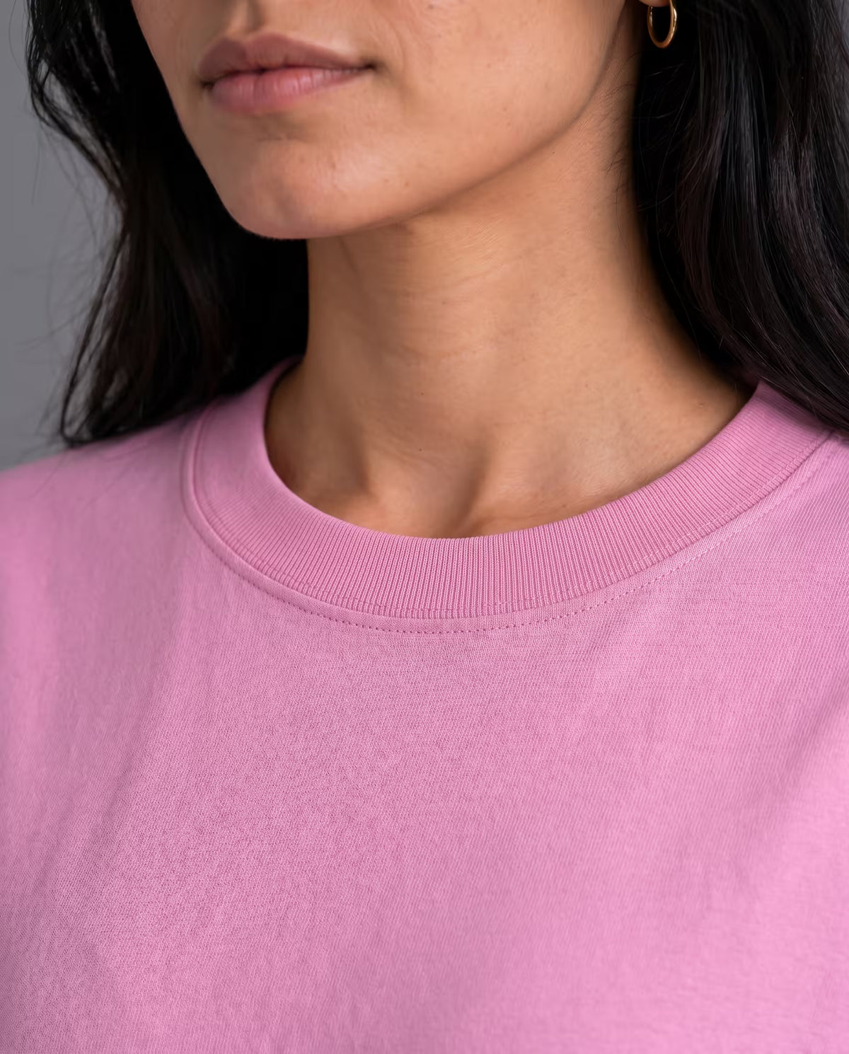 Camiseta Oversize Mujer Rosado