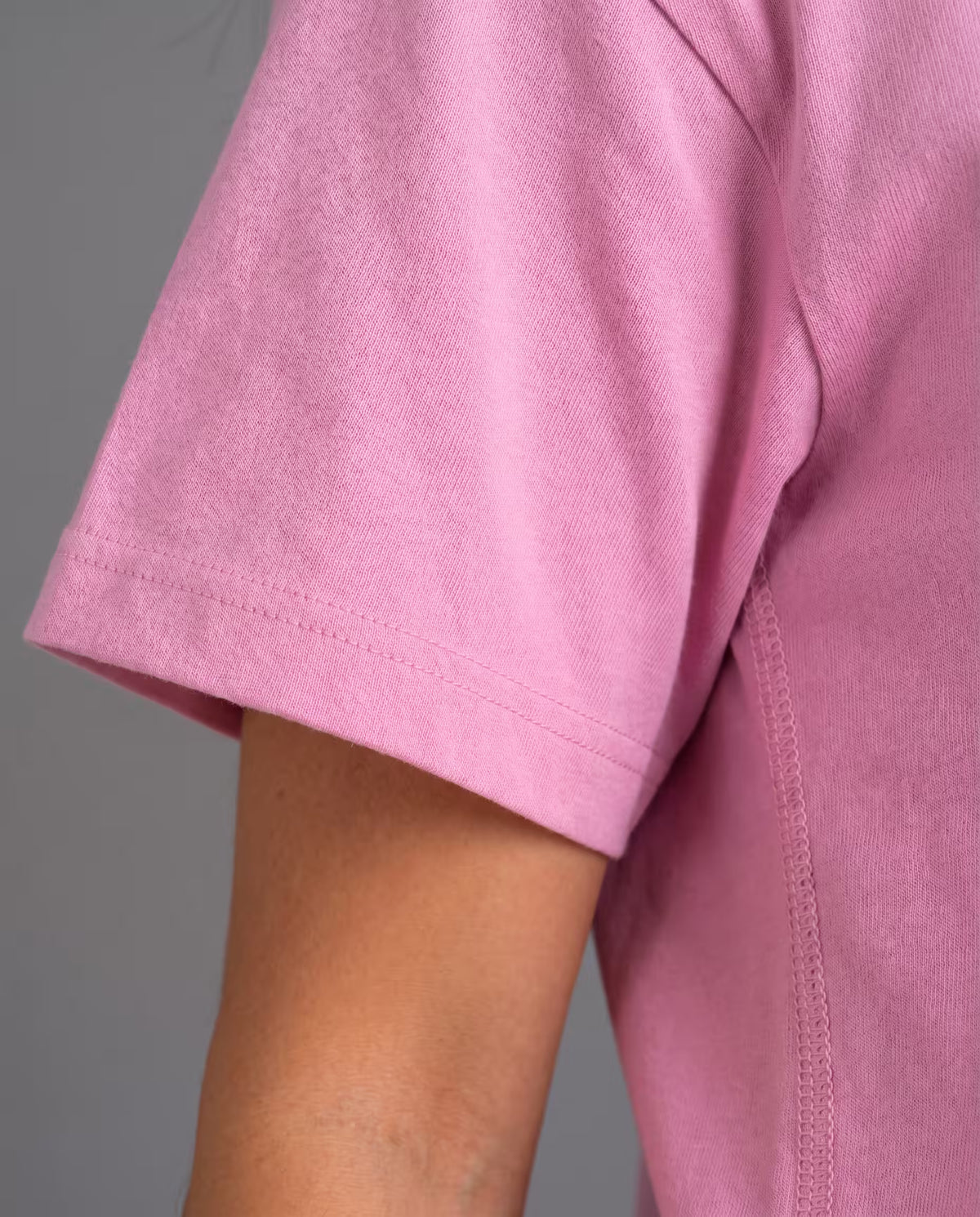 Camiseta Oversize Mujer Rosado