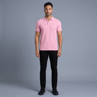 Polo Manga Corta Rosa