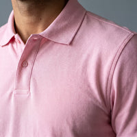 Polo Manga Corta Rosa