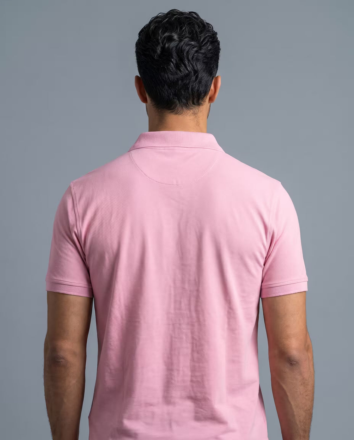 Polo Manga Corta Rosa